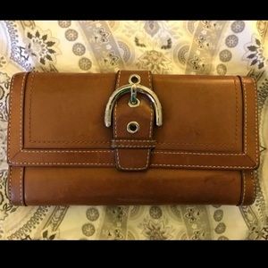 Coach Brown Leather Wallet